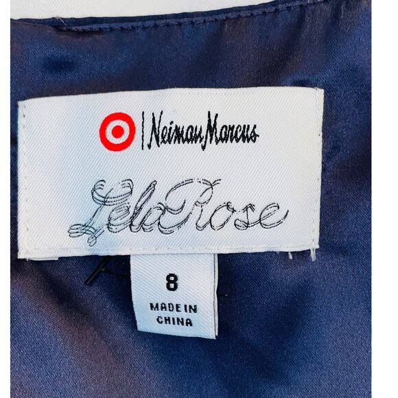 Neiman Marcus Leila Rose ‎ Dress - 75% Cotton / 25% Silk - Women's Size 8 - Picture 6 of 11